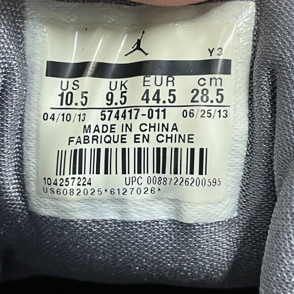 Nike Mens Air Jordan Flight TR 97 Mid 574417 Black Basketball Sneakers 10.5 - Picture 6 of 7